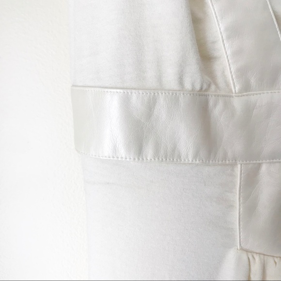 Arden B Tank with Faux Leather Detailing - Picture 3 of 4